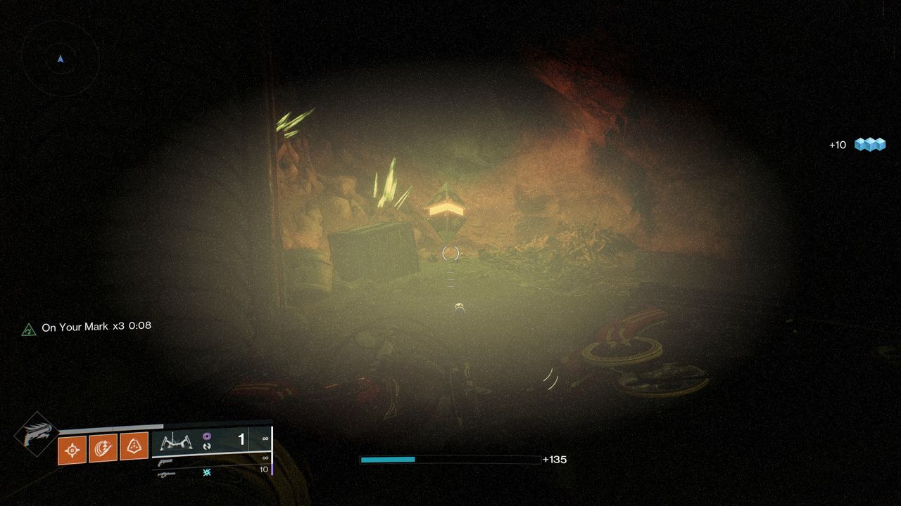 Destiny 2 Override Frequency in Hell Mouth cave