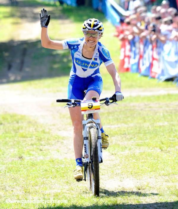 Second place for Georgia Gould.