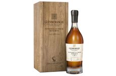 A bottle of Glenmorangie Sonoma-Cutrer Reserve with a presentation wooden box