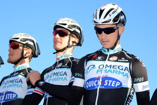 Omega Pharma-Quick Step presented the crowds