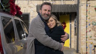 Neil (Lee Mack) and his wife Laura (Sarah Alexander) are set for a calamitous Christmas.