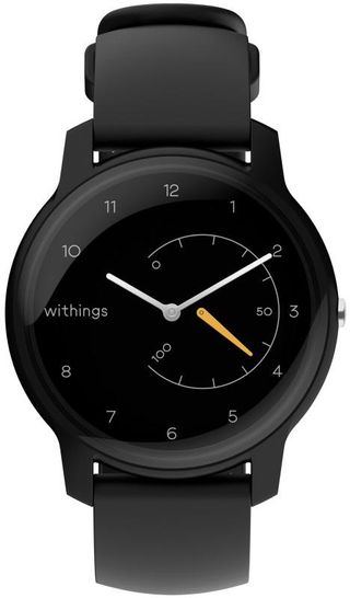 Withings Move all black yellow hand