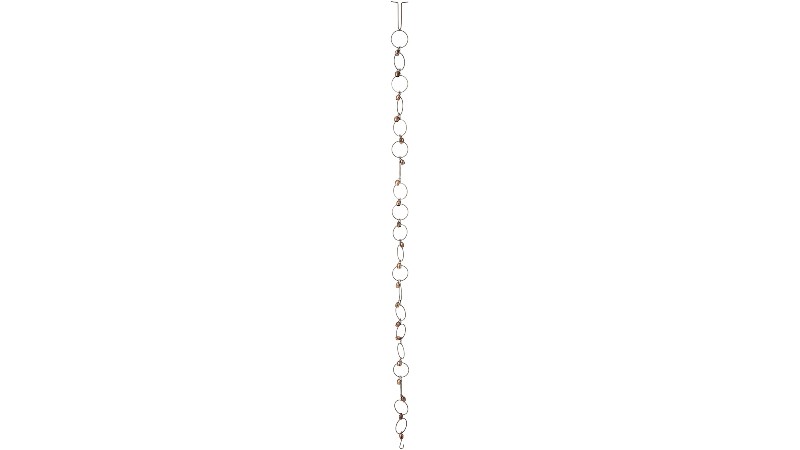 Ancient Graffiti flamed copper bell rain chain