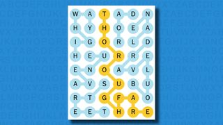 NYT Strands answers for game 193 on a blue background