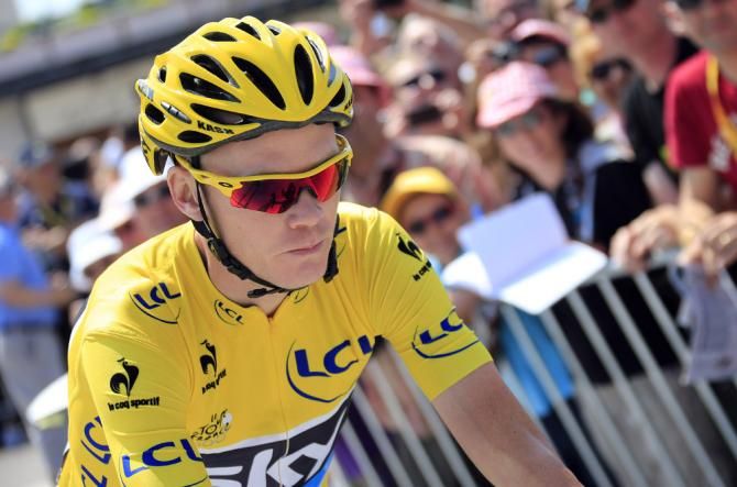 Tour de France leader Chris Froome (Sky)