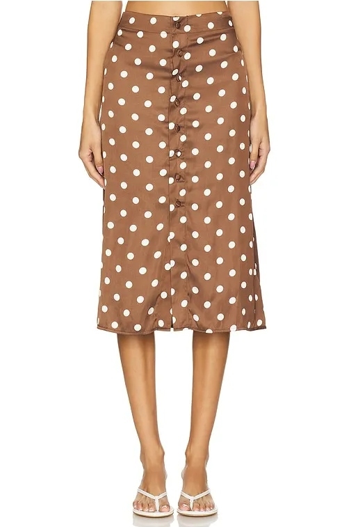 Free People, Analise Printed Midi Skirt