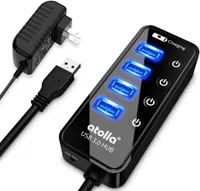 Atolla 4-Port powered USB 3.0 Hub
