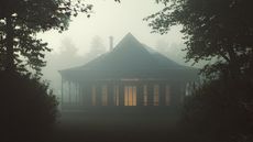 Gloom surrounds a house, making it look ominous.