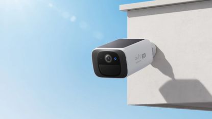 Eufy S220 SoloCam on a wall
