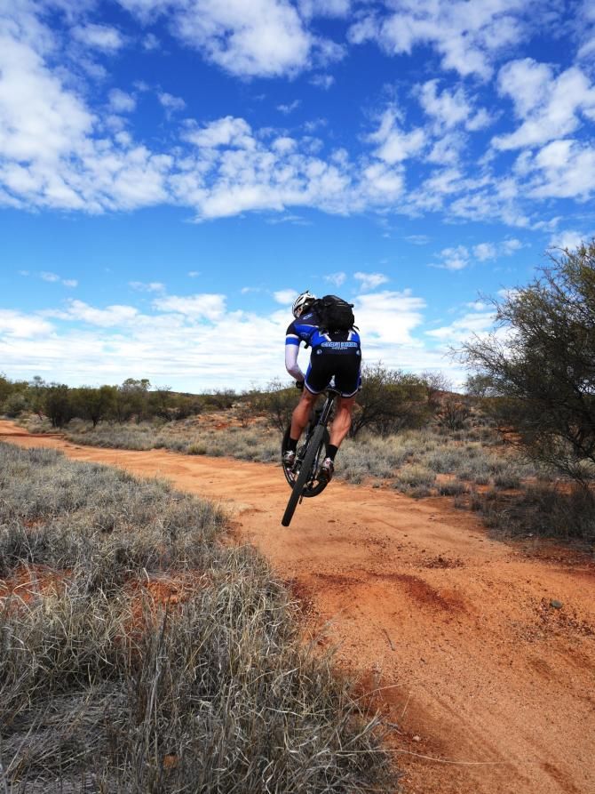 Fun terrain during stage 7
