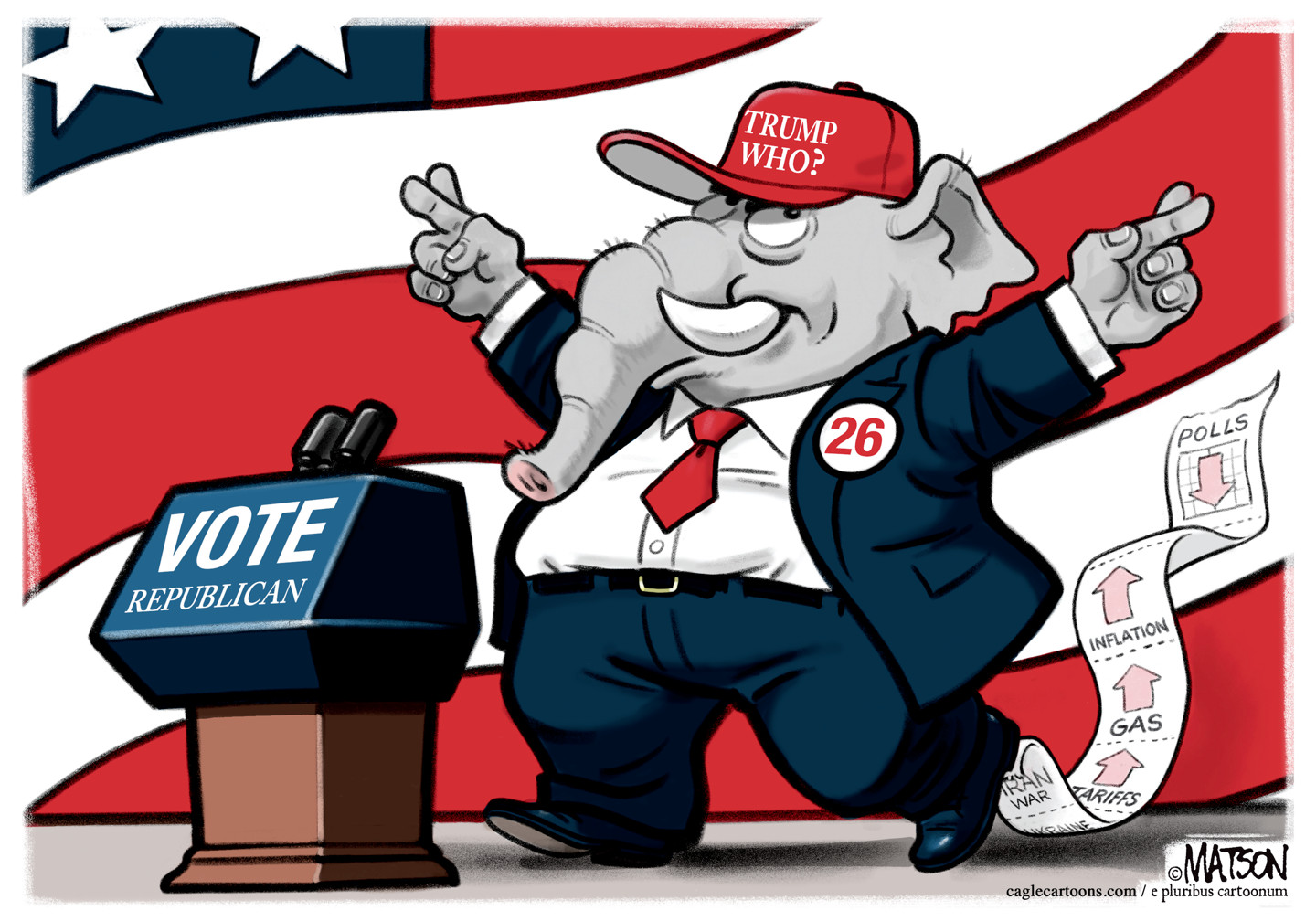 Political cartoon