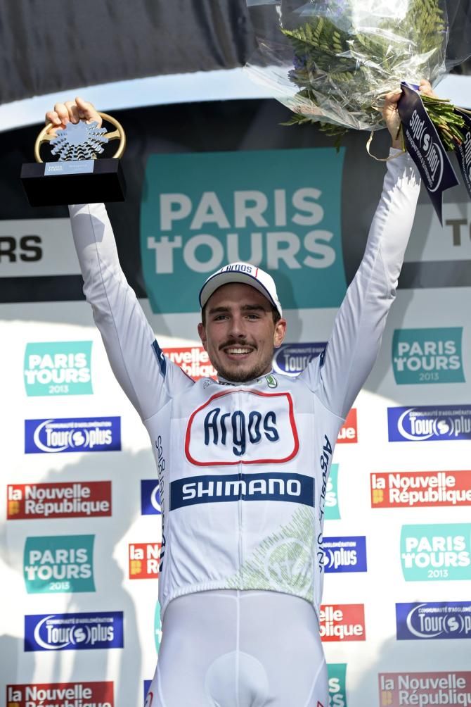 John Degenkolb (Team Argos - Shimano) on the podium