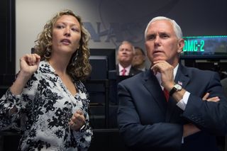 VP Pence at MSFC