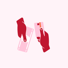 Red, Pink, Logo, Carmine, Glove, 