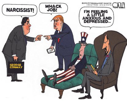 Political Cartoon U.S. George Conway rips Trump Worst Kind of Dumb