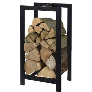 metal log storage rack