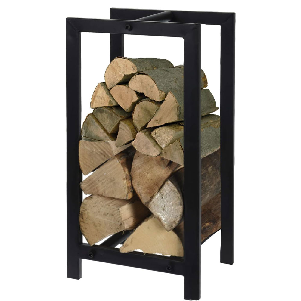 metal log storage rack