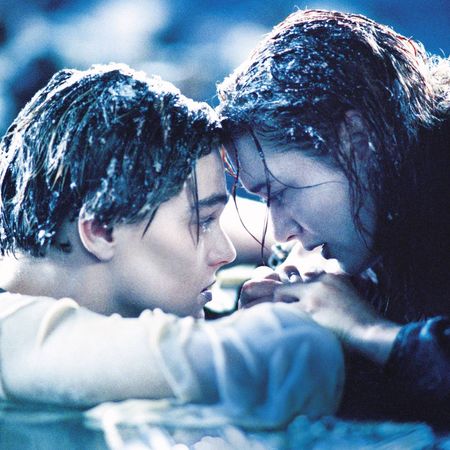 Leonardo DiCaprio and Kate Winslet in Titanic 