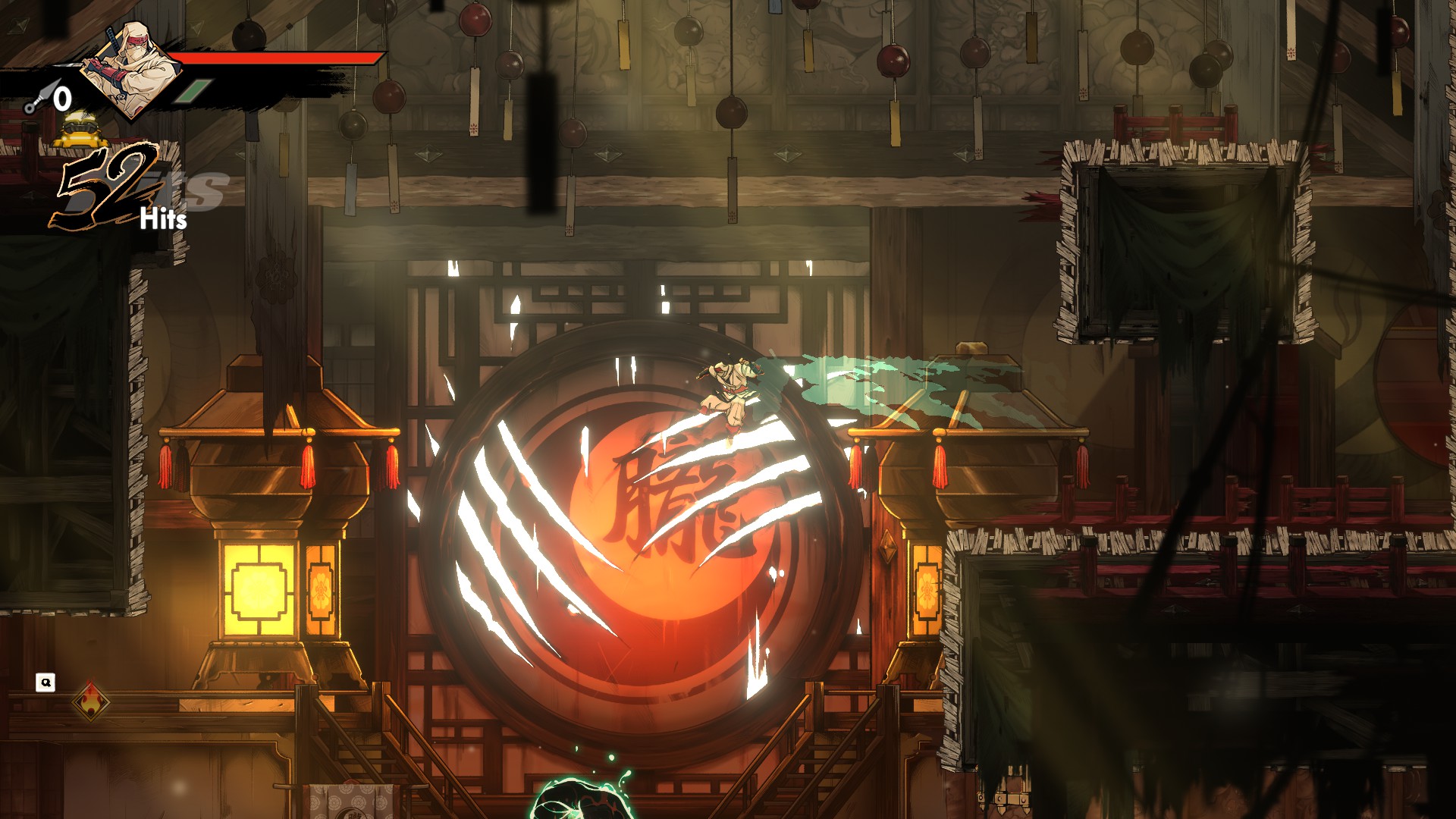 A screenshot from Shinobi: Art of Vengeance