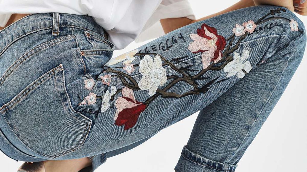These sell-out Topshop jeans feature a secret message