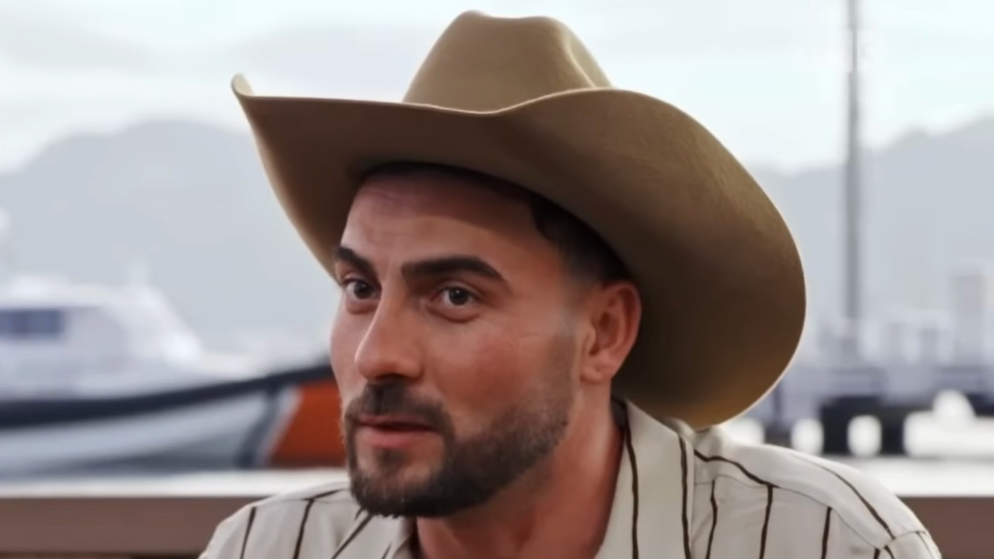 Rasit in a cowboy hat 