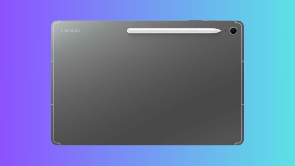 Samsung Galaxy S10 FE on colored background