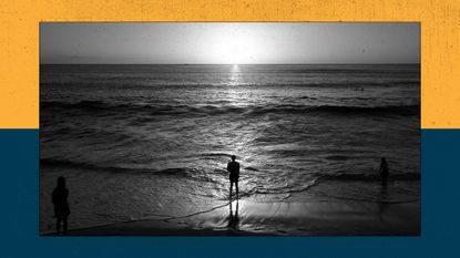 Te sunset at La Jolla's Windansea Beach during a winter heat wave on January 31, 2026 in San Diego, California.