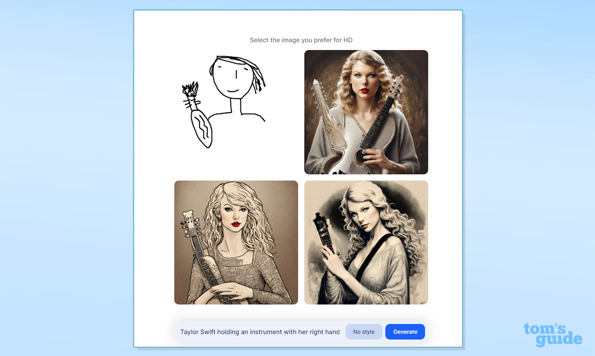 Dibujo estable de Doodle de Taylor Swift
