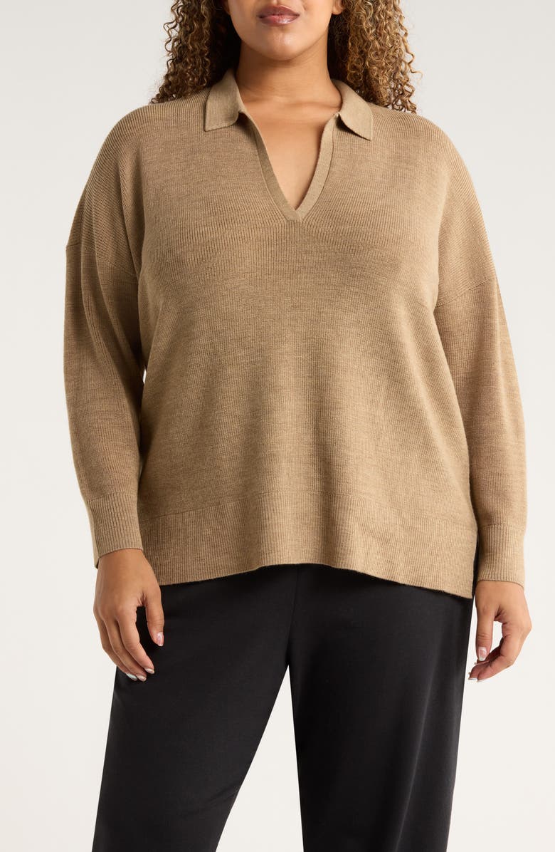 Classic Collar Merino Wool Sweater