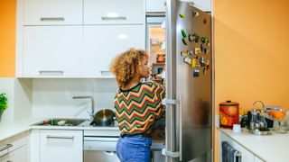 Refrigerator Prime Day: image of woman reaching into fridge