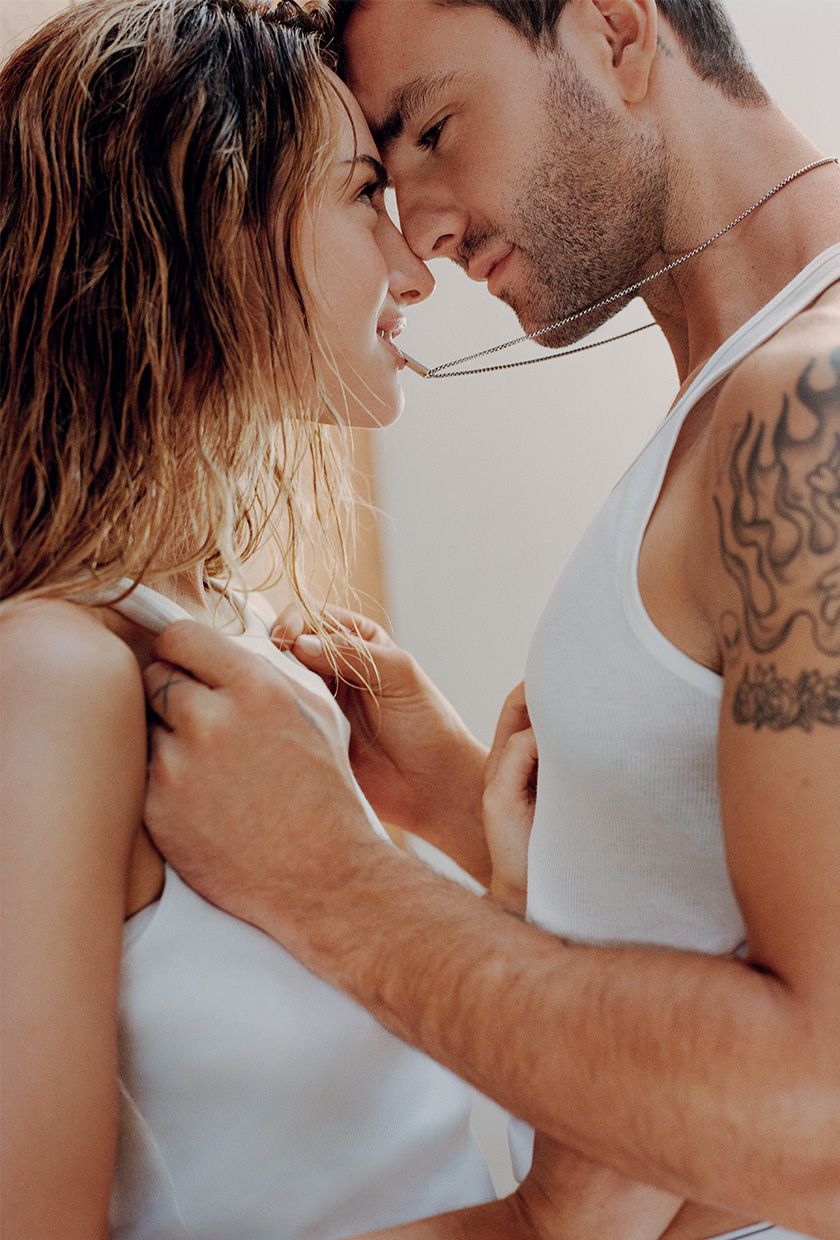 Grace Van Patten and Jackson White For Calvin Klein's Valentine's Day campaign 2026.