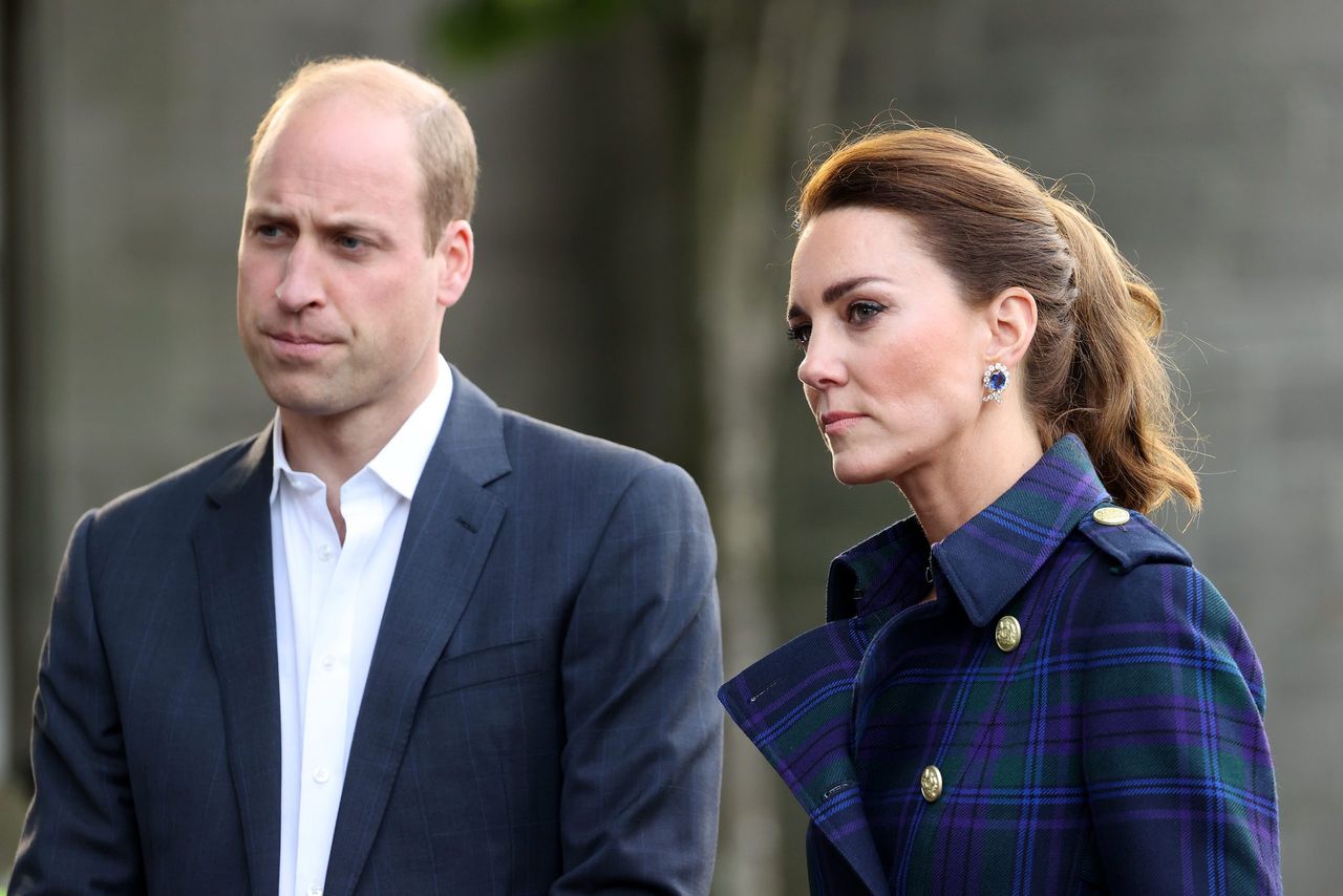 Prince William, Duke of Cambridge and Catherine, Duchess of Cambridge arrive to host NHS Charities Together and NHS staff at a unique drive-in cinema