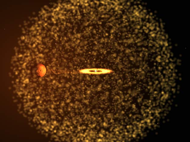 Star Explodes Inside Atmosphere of Another