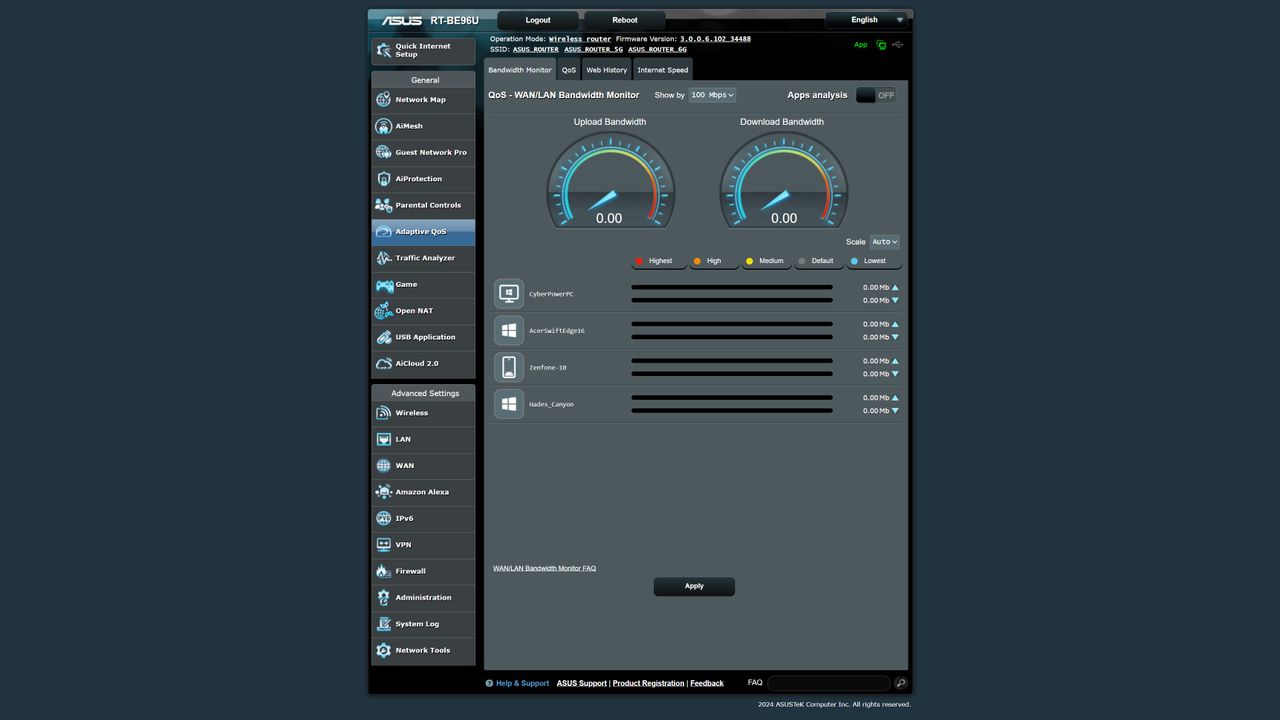 Asus RT-BE996U Wi-Fi 7 router