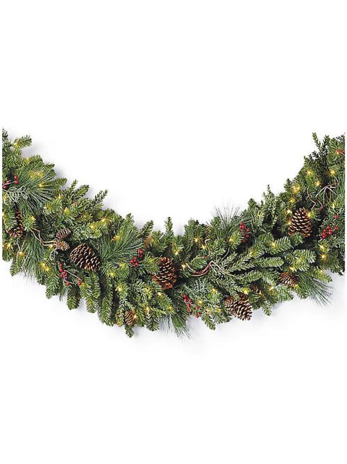 Christmas Cheer Cordless Garland