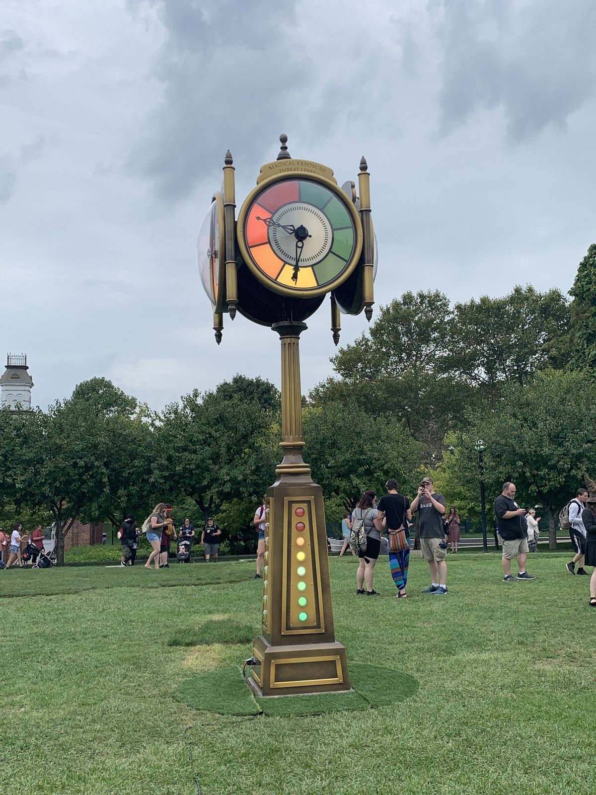 HPWU Fan Festival Threat Clock lit up