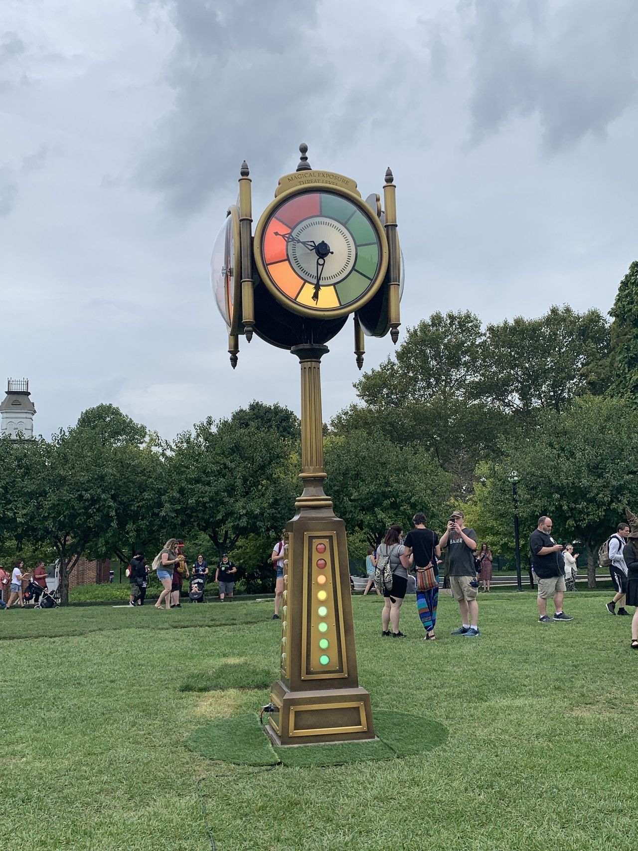 HPWU Fan Festival Threat Clock lit up