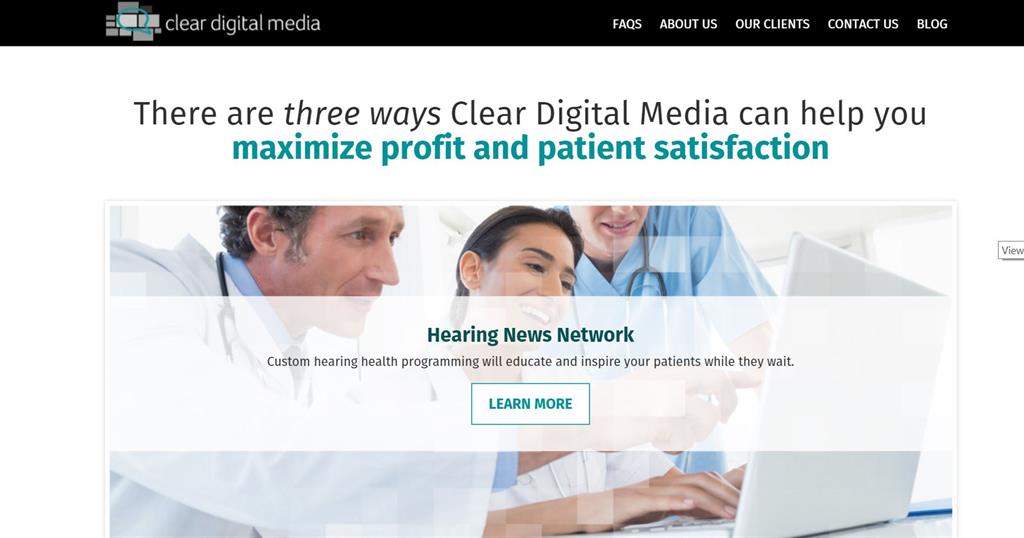 Clear Digital Media Redesigned Website