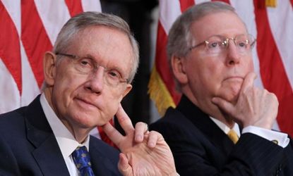 Harry Reid and Mitch McConnell