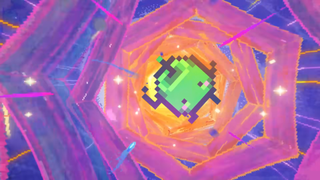 A junimo in the Infinity Nikki x Stardew Valley collaboration.