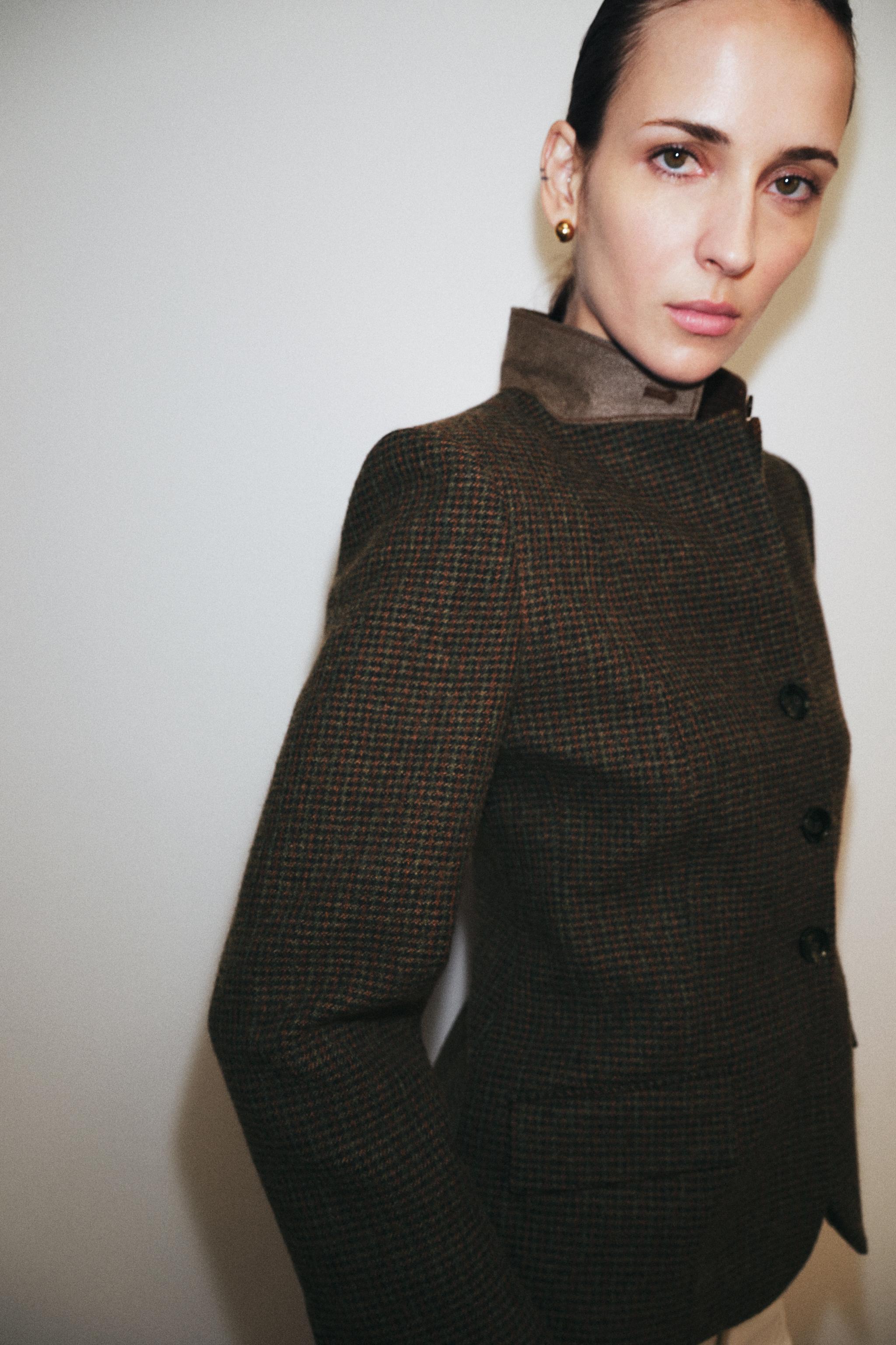 Tailored Blazer With Wool Zw Collection