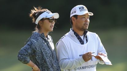 Alison Lee and Shota Takada at the LPGA Tour&#039;s FM Championship