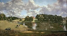 In Constable’s Wivenhoe Park, Essex, the house is part of the landscape. This picture was commissioned by Major General Francis Slater-Rebow, owner of Wivenhoe Park. ©Bridgeman