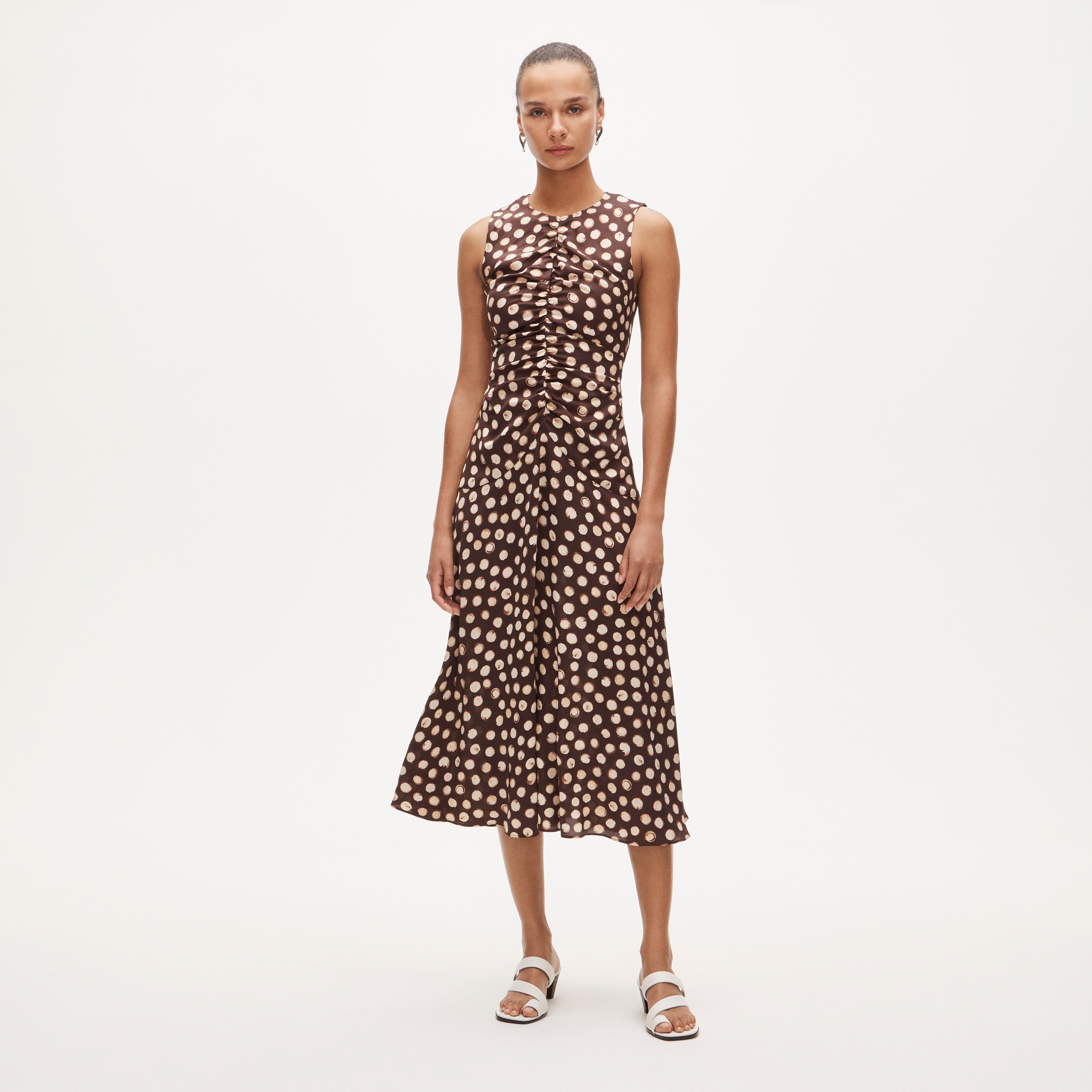 Veranda Dress in Dot Print