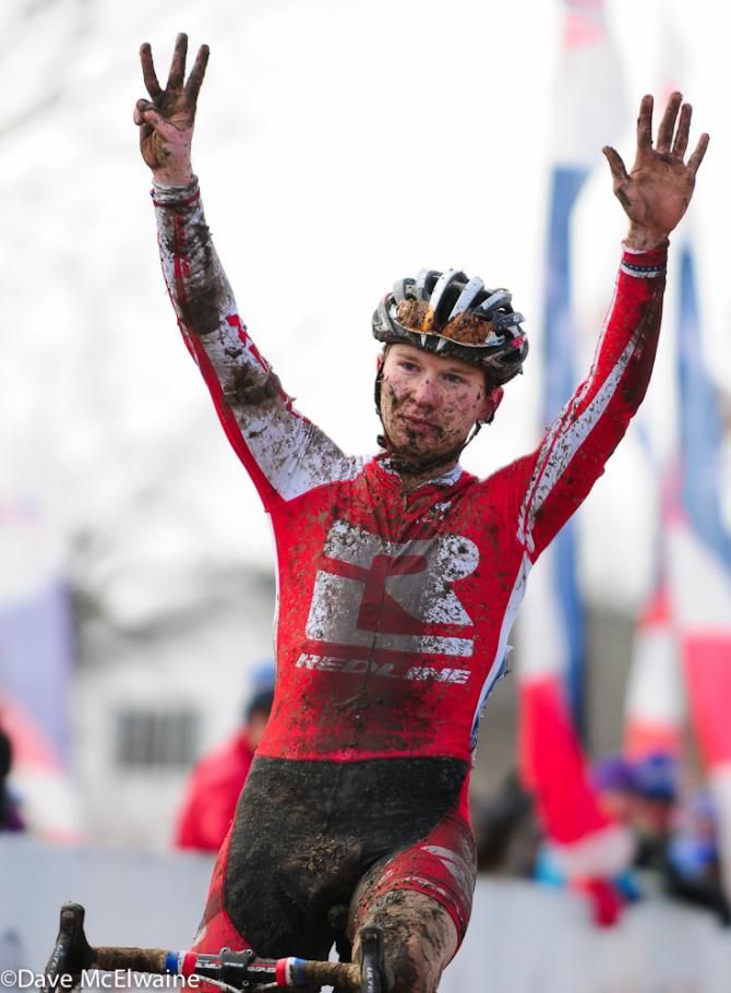 Logan Owen (Redline) wins the Junior Men's 17-18 USA National Championship, his eighth consecutive title in the junior ranks