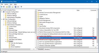 Group Policy Editor User Configuration System