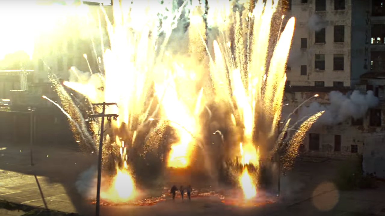 Lockdown's grenade blast in Transformers: Age of Extinction