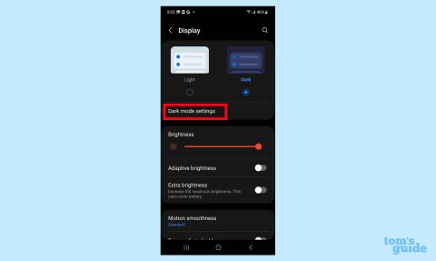 How To Manage Dark Mode On The Galaxy S23 Tom S Guide How To Manage Dark Mode On The Galaxy S23 Tom S Guide