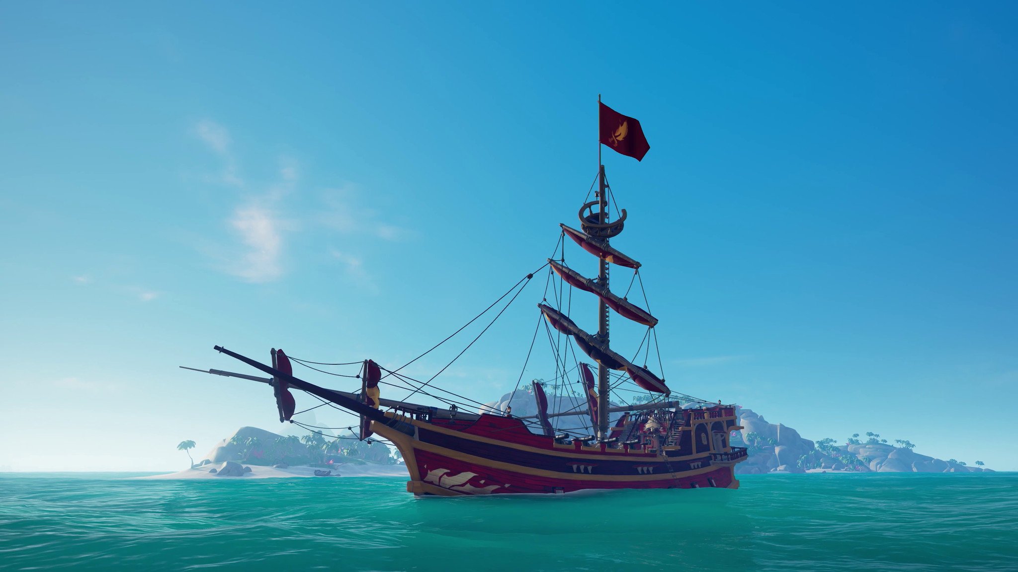 Убежище проныры sea. Шлюп Sea of Thieves. Галеон Sea of Thieves. Шлюп корабль Sea of Thieves. Бригантина Sea of Thieves.