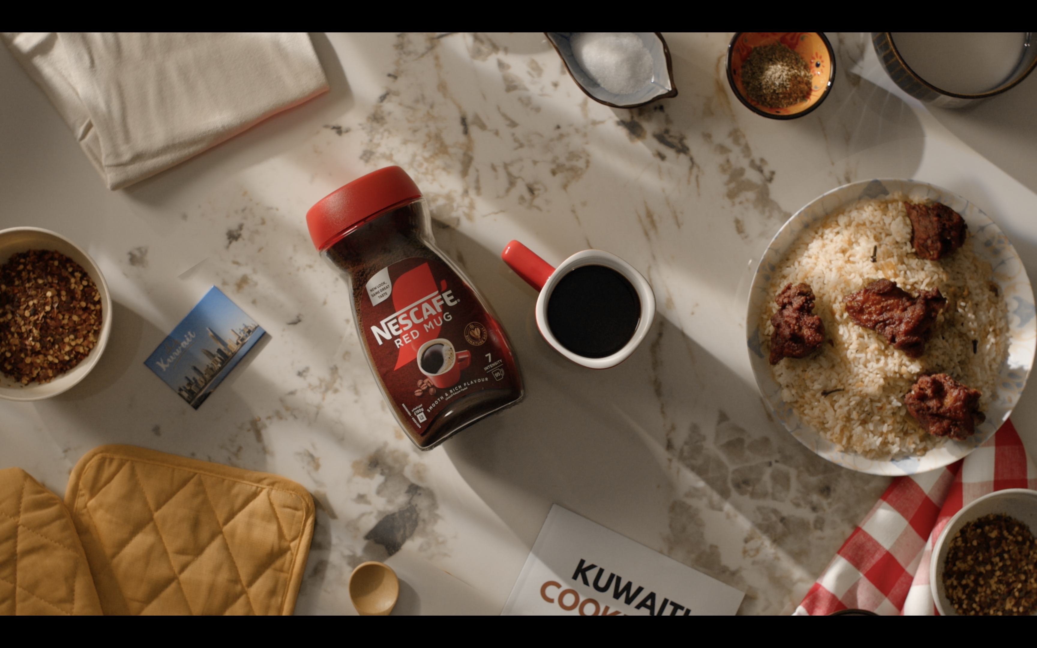 Nescafe stop motion still
